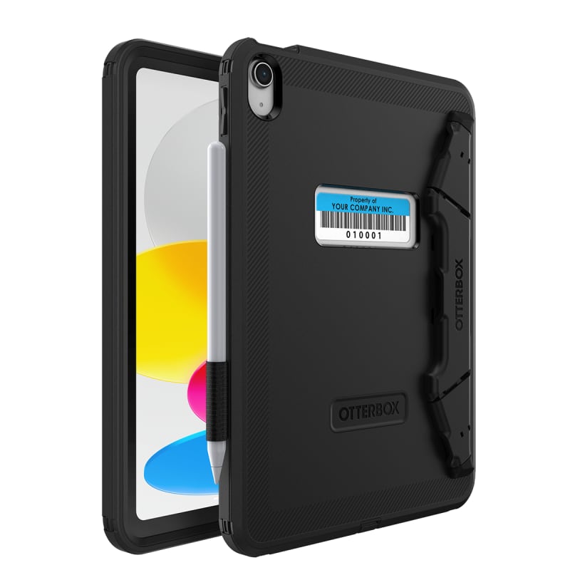 OtterBox Defender with Kickstand For Apple iPad A16 (11.0") / iPad 10.9 - Black
