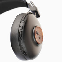 Thumbnail for House of Marley Positive Vibration 3 Wireless Over Headphones - Solid Black