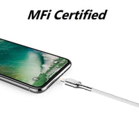 Thumbnail for Cygnett Armoured Lightning to USB-A Cable 3M - White