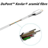 Thumbnail for Cygnett Armoured Lightning to USB-A Cable 3M - White