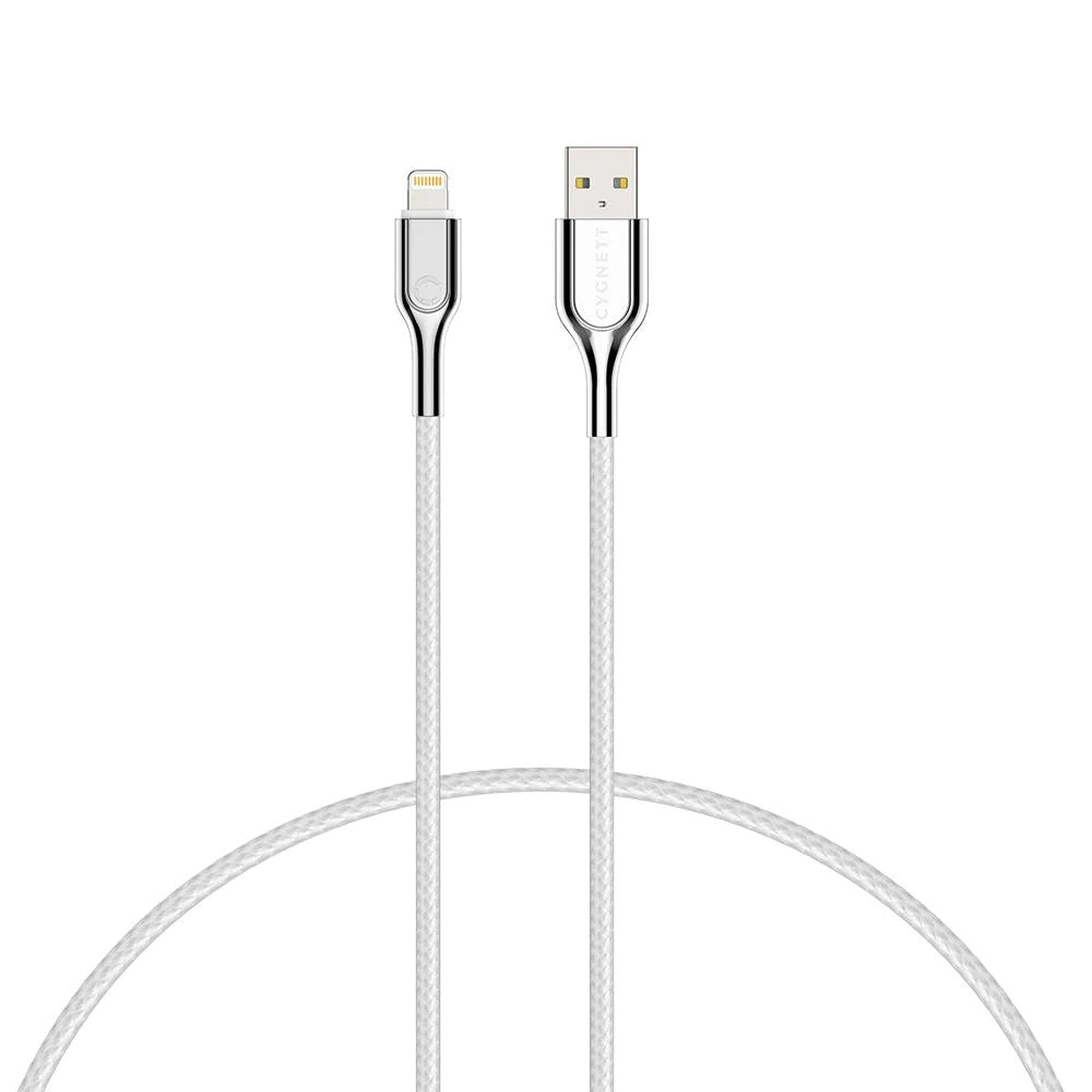 Cygnett Armoured Lightning to USB-A Cable 3M - White
