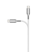 Thumbnail for Cygnett Armoured USB-C to USB-C 2.0 Cable 10cm - White