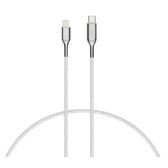 Cygnett Armoured Lightning to USB-C Cable 10cm - White