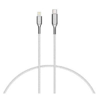 Thumbnail for Cygnett Armoured Lightning to USB-C Cable 10cm - White