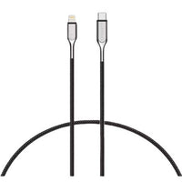 Thumbnail for Cygnett Armoured Lightning to USB-C Cable 1M - Black