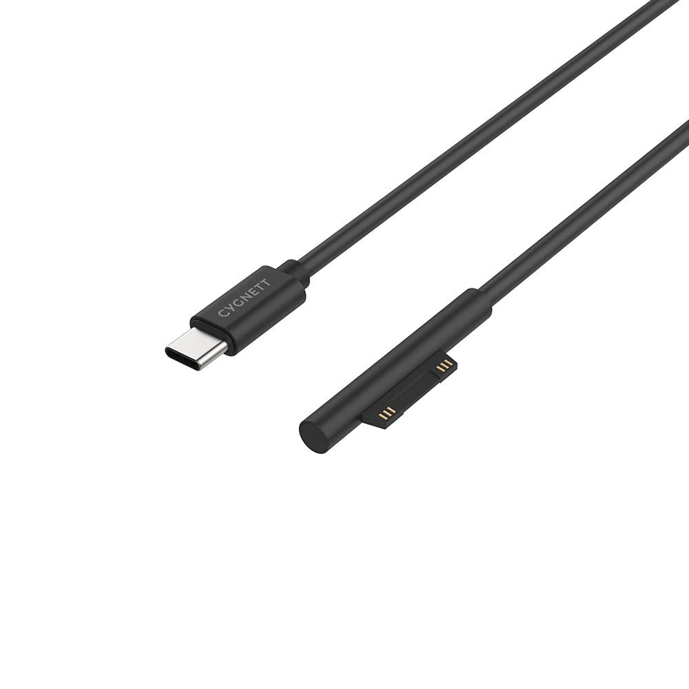 Cygnett Essentials USB-C to Microsoft Surface Laptop Cable 2M - Black
