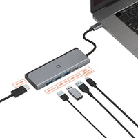 Thumbnail for Cygnett Unite TravelMate USB-C Hub - Black