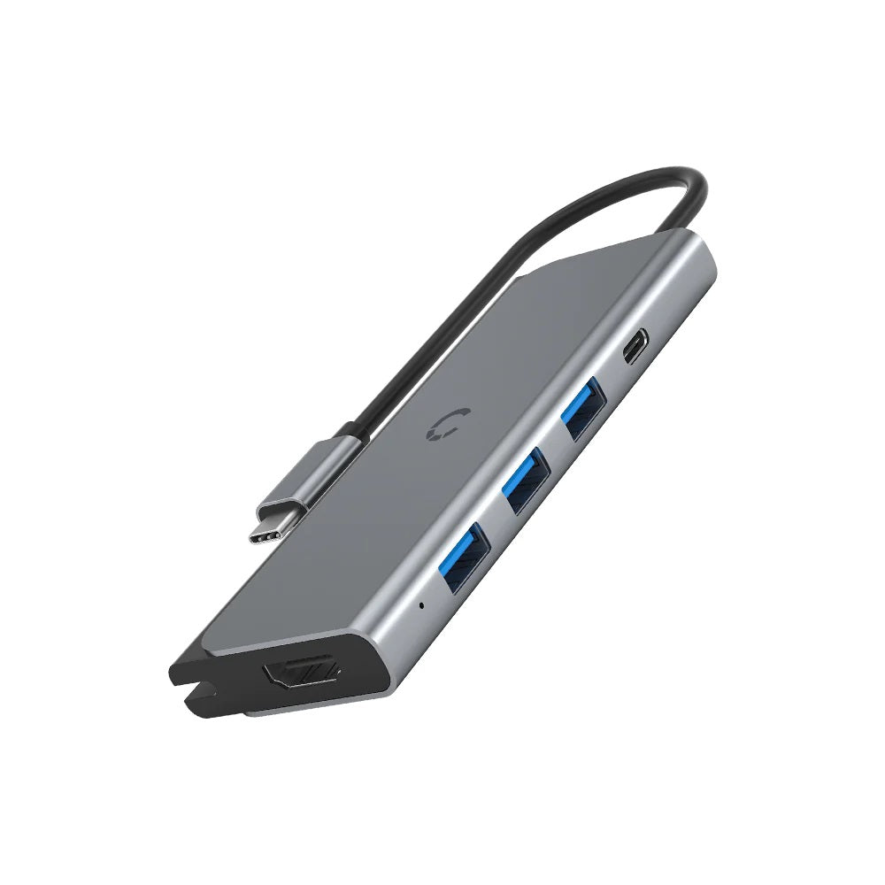Cygnett Unite TravelMate USB-C Hub - Black