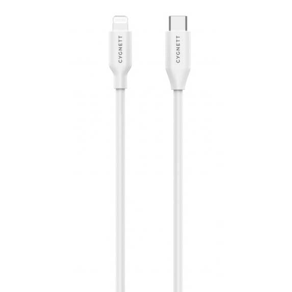 Cygnett Essentials Lightning to USB-C Cable 2M - White