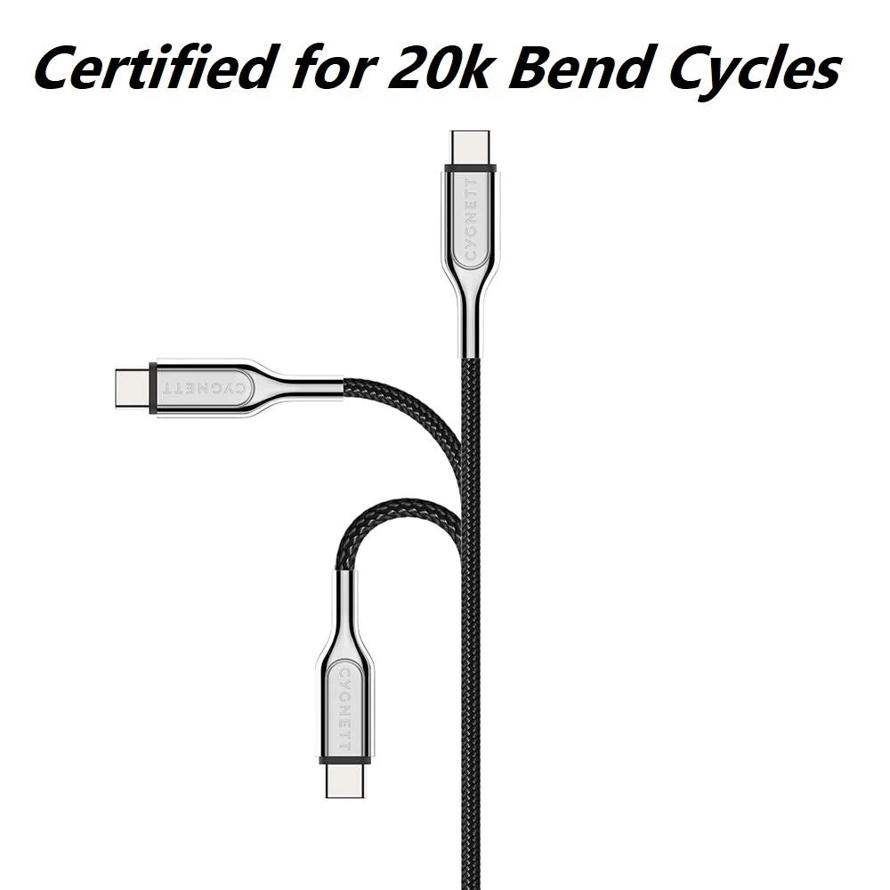 Cygnett Armoured Lightning to USB-C Cable 50cm - Black