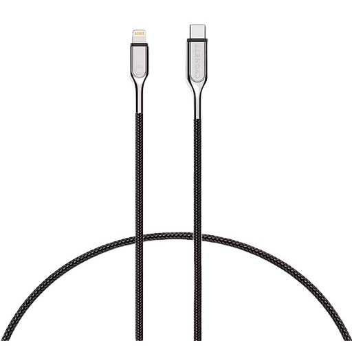 Cygnett Armoured Lightning to USB-C Cable 50cm - Black