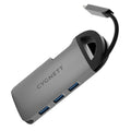 Cygnett Unite 7-in-1 USB-C Multiport Hub Adapter Dock - Grey