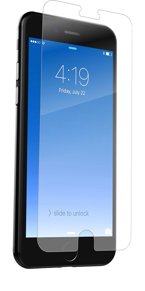 Zagg InvisibleShield Glass Screen Protector for Apple iPhone 6 Plus/6S Plus/7 Plus/8 Plus