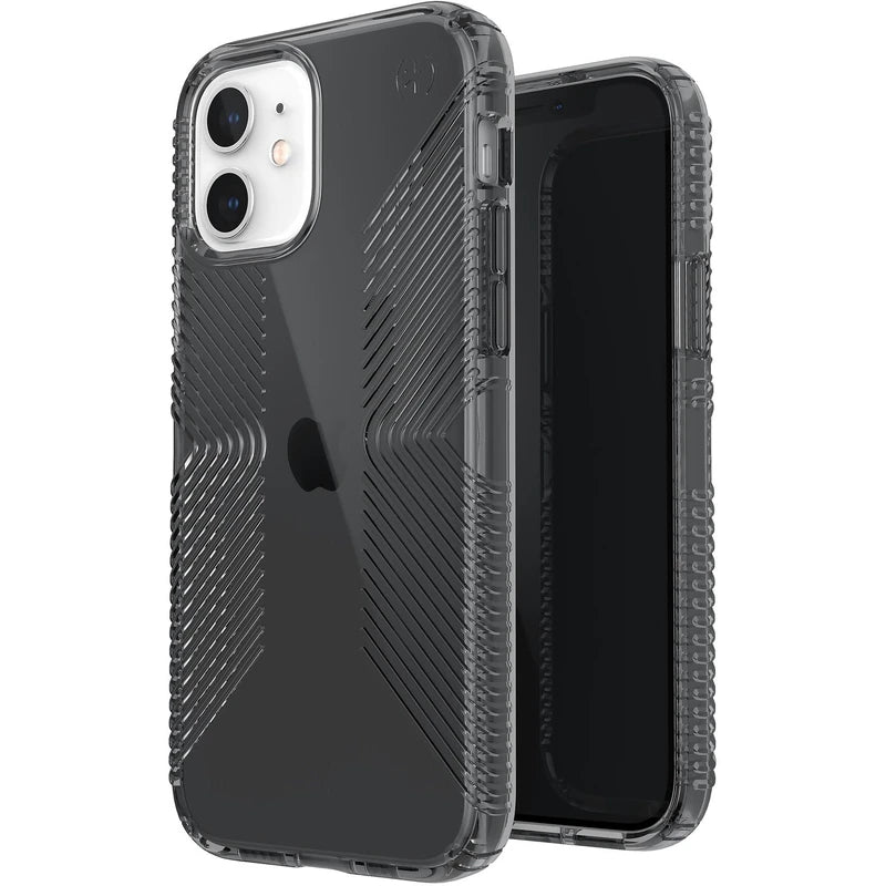 Speck Presidio Perfect Clear Grip Suits Iphone 12 / 12 Pro - Black Obsidian
