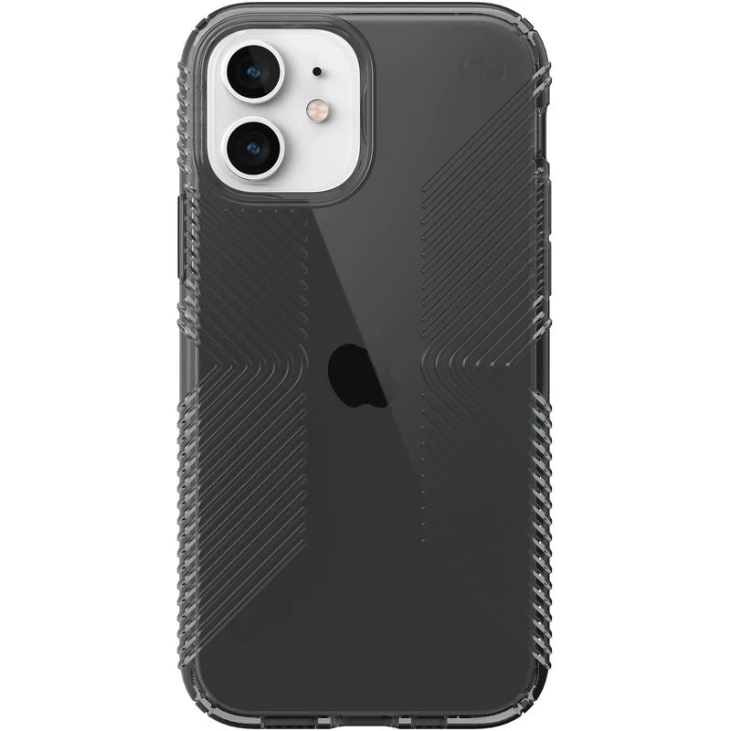 Speck Presidio Perfect Clear Grip Suits Iphone 12 / 12 Pro - Black Obsidian