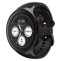 Moto Silicone Smart Watch - Black