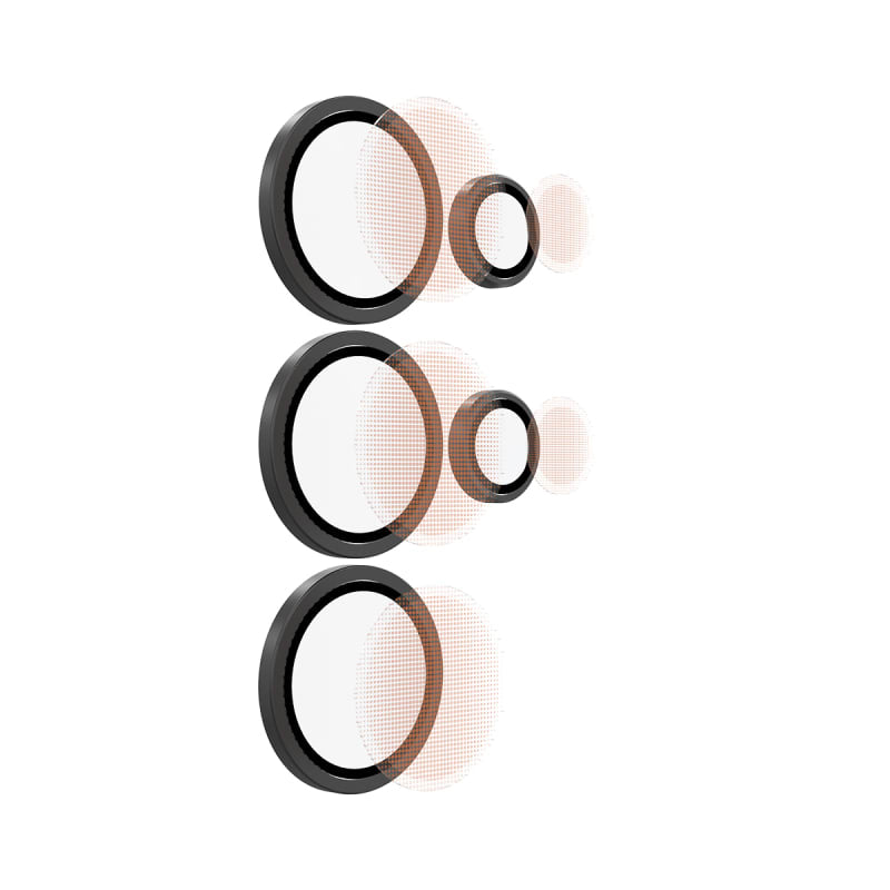 EFM Crys-Lite Camera Lens Protector for Samsung Galaxy S26 Ultra - Matte Black