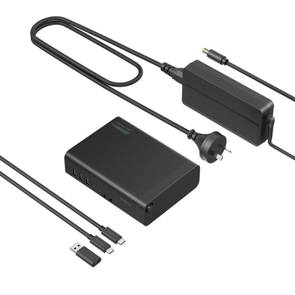 Belkin Connect Universal 16-Port Triple Display USB-C Dock - Black