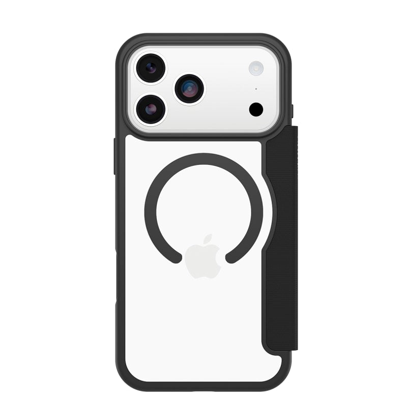 OtterBox React Folio MagSafe Case for iPhone 17 Pro Max- Black Crystal