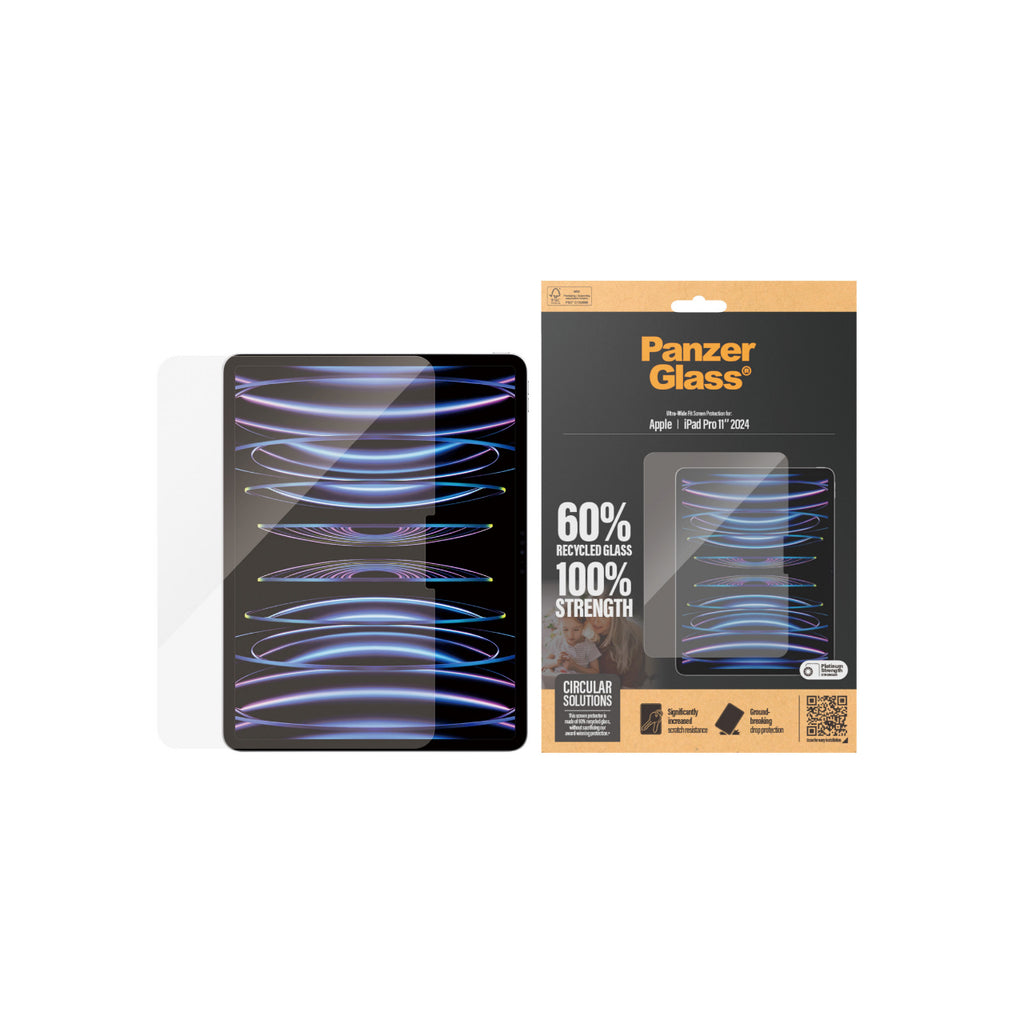 PanzerGlass UltraWide Fit Screen Protector for iPad Pro 11" Gen 5 2024