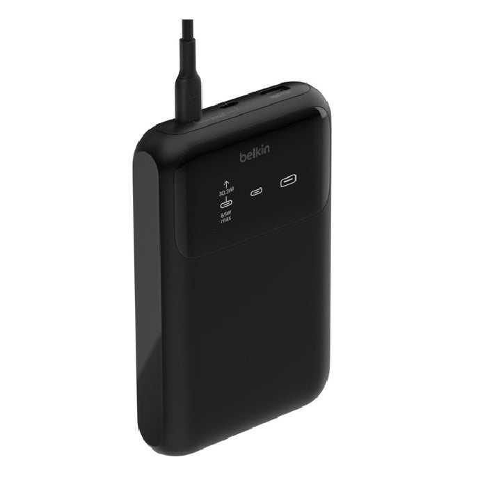 Belkin BoostCharge Pro Laptop Power Bank 20K with 3 Port- Black