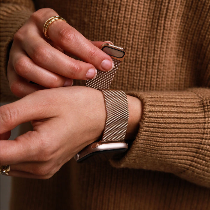 Vonmählen Milanese Loop2 For Apple Watch (40-42mm) - Rose Gold
