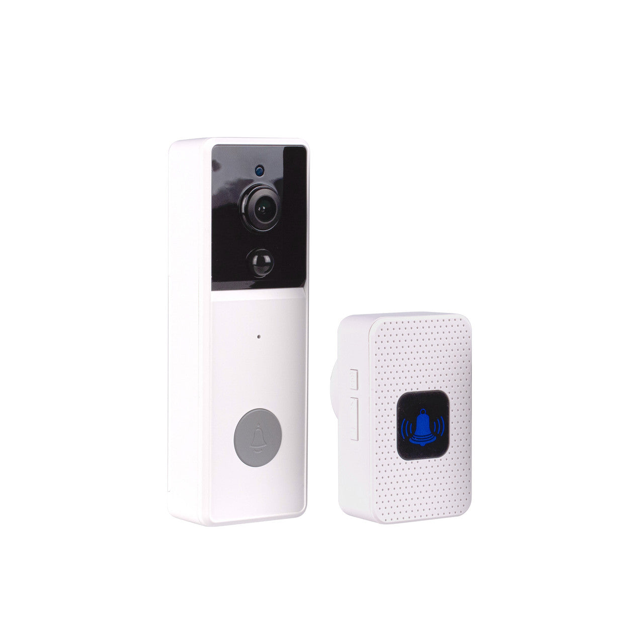 Laser Smart Full HD Video Doorbell- Chime White