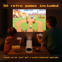 Thumbnail for Laser Smart Projector 50 Games Two Controllers - White