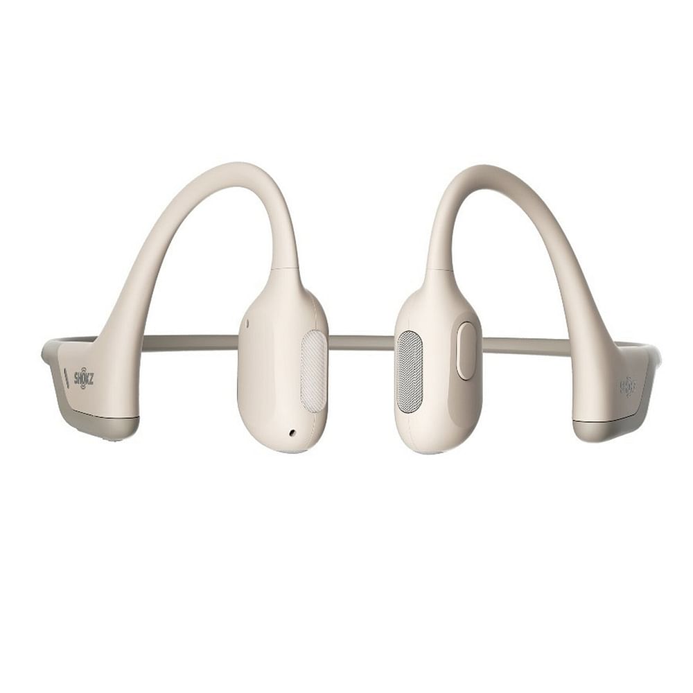 Shokz OpenRun Pro Premium Bone Conduction Open-Ear Sport Headphones - Beige