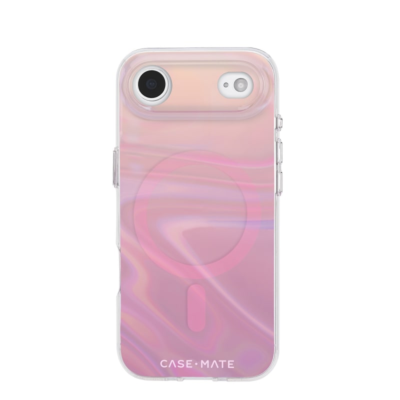 Case-Mate Peach Bubble MagSafe Case for iPhone Air - Iridescent