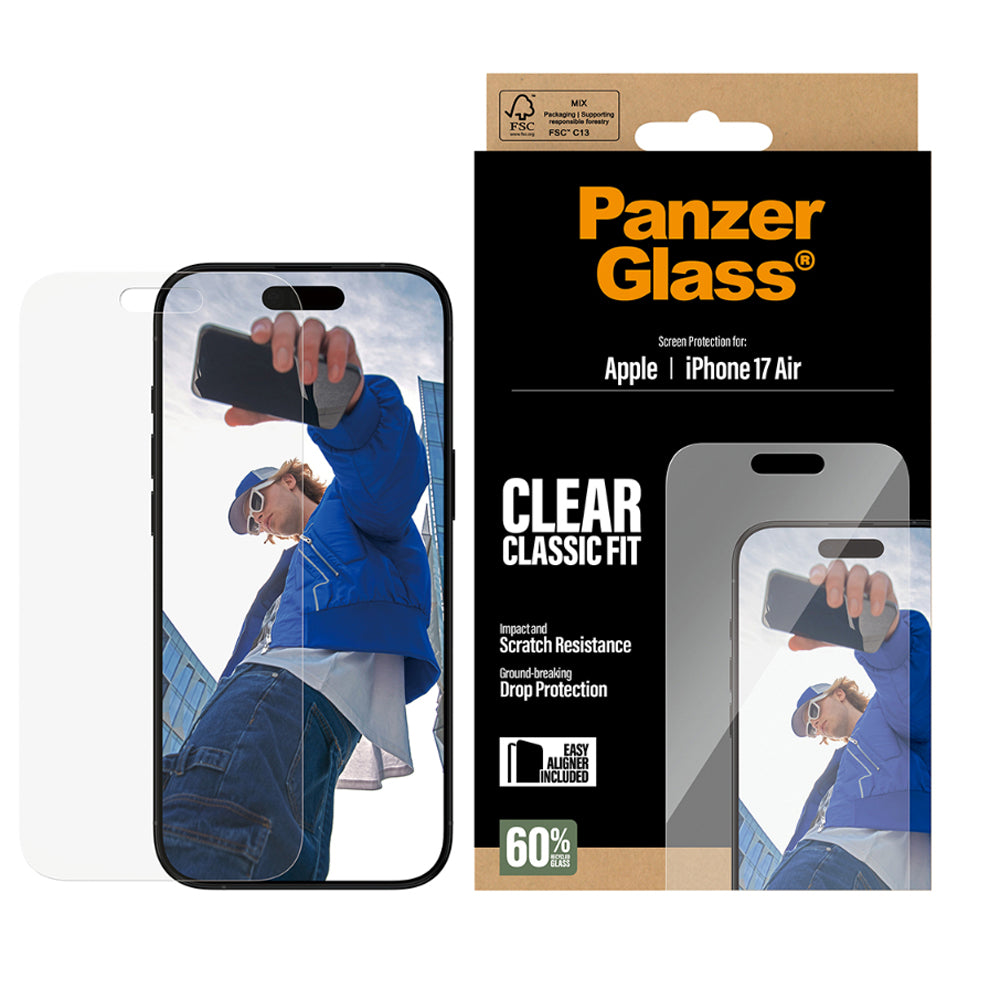 PanzerGlass Classic Fit Screen Protector for iPhone Air