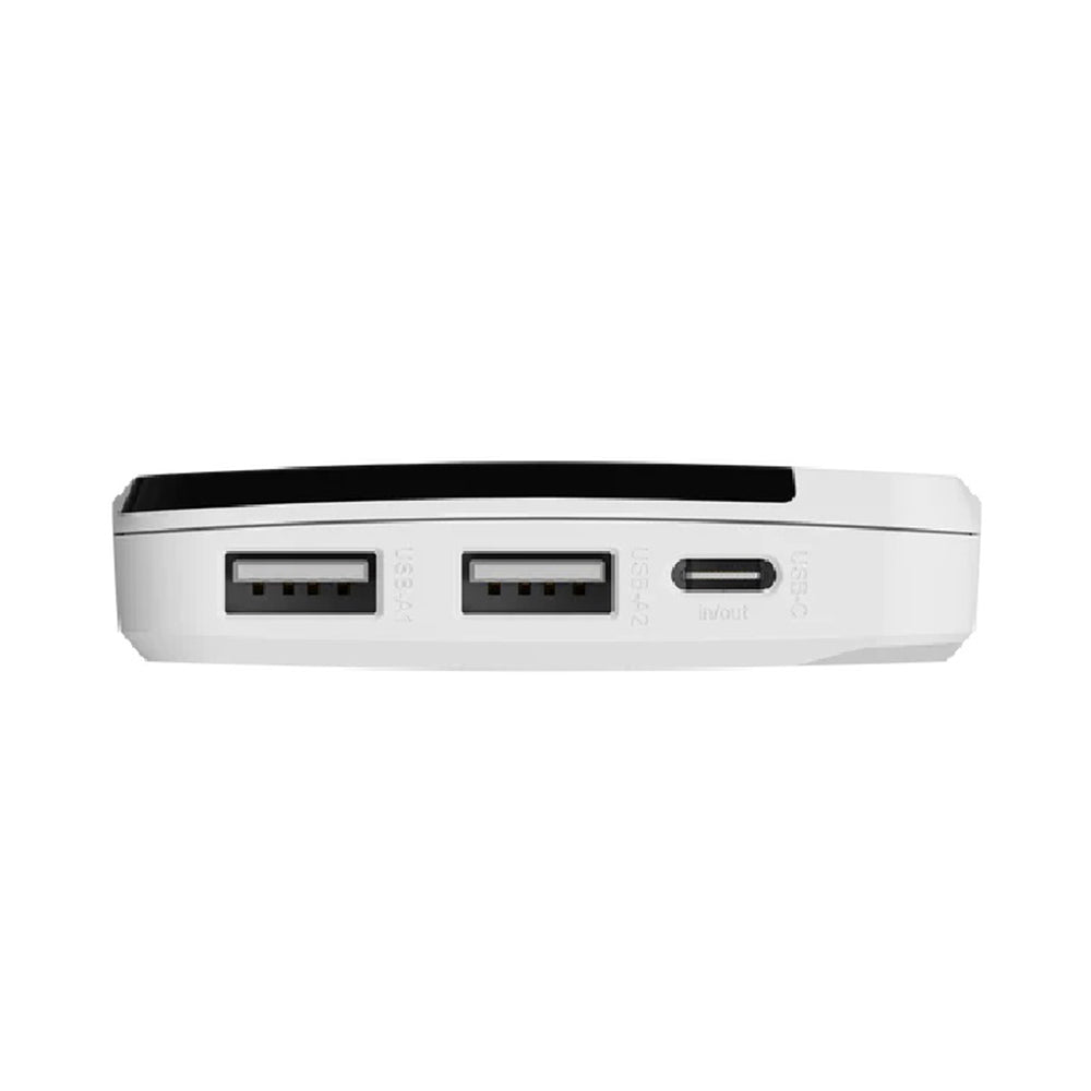 Cygnett ChargeUp Boost 4th Gen 10K mAh Power Bank - White