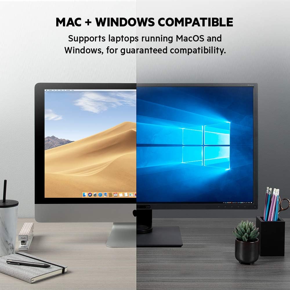 Belkin Thunderbolt 3 Dock Core with Thunderbolt 3 Cable  for Mac and Windows) Dual 4K @60Hz, 40Gbps Transfer Speeds, 60W Upstream Charging