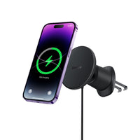Thumbnail for Baseus CW01 Magnetic Wireless Charging Car Mount Air Vent 15W-Black