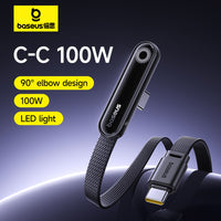 Thumbnail for Baseus MVP 3 Fast Charging Cable USB-C to USB-C 100W 1M for 15 / 16 / 17 Series - Black