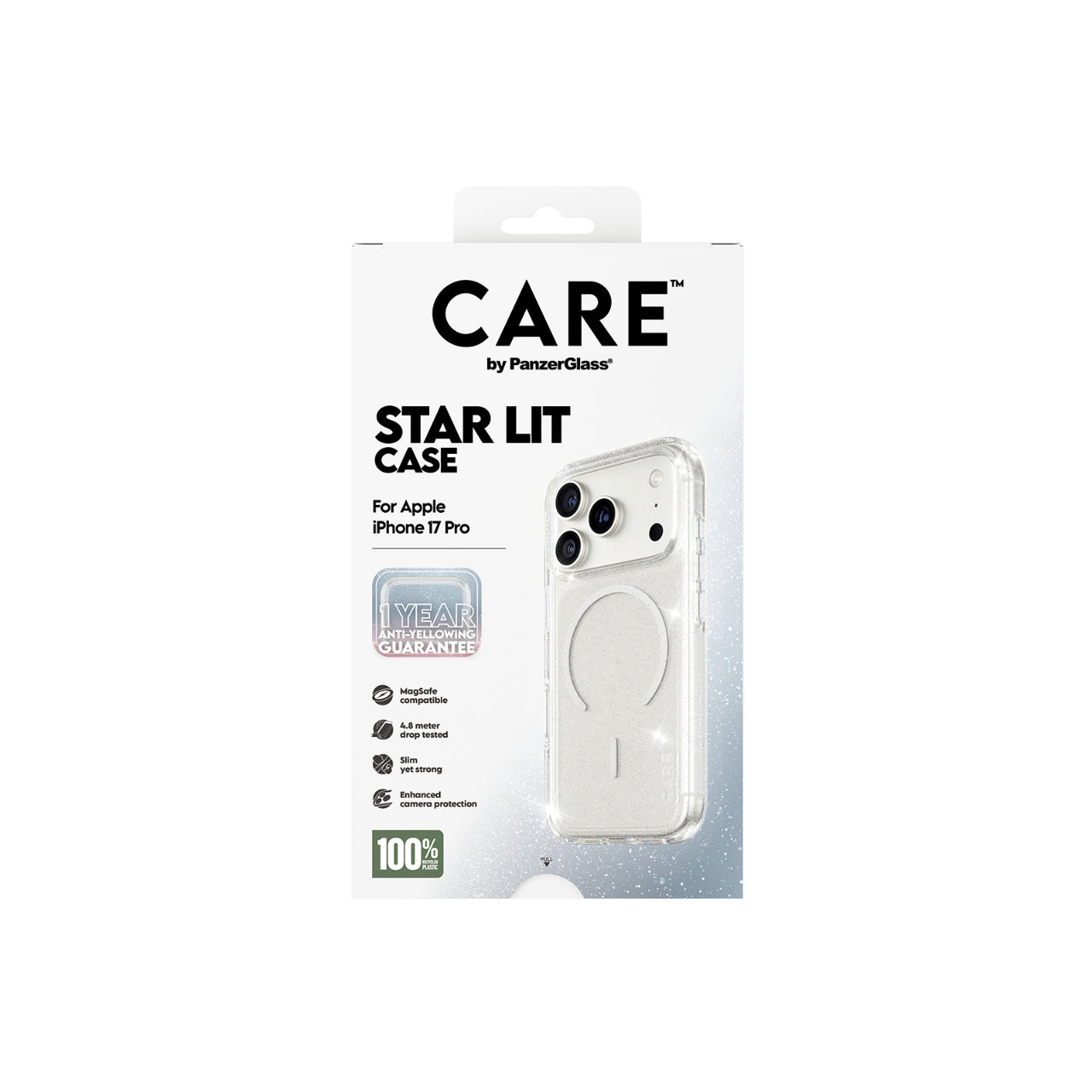 PanzerGlass CARE by Urban Combat Magsafe Case for iPhone 17 Pro - StarLit