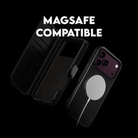 CARE by PanzerGlass Tango 2-in-1 MagSafe Wallet Case for iPhone 18 Pro Max, 17 Pro Max -Black