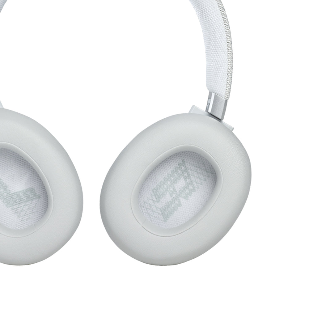 JBL Live 660NC Noise Cancelling Wireless Over-Ear Headphone - White