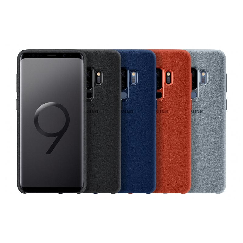 Samsung Galaxy S9 plus (s9+) Alcantara Cover - Mint new