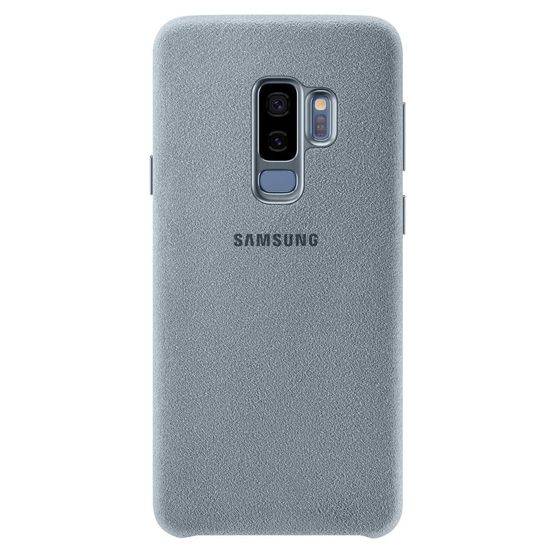 Samsung Galaxy S9 plus (s9+) Alcantara Cover - Mint new