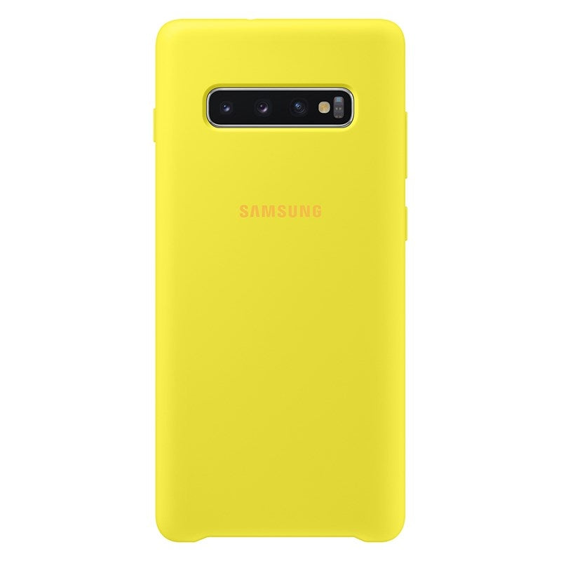 Samsung Silicone Cover Suits Galaxy S10+ (6.4") - Yellow