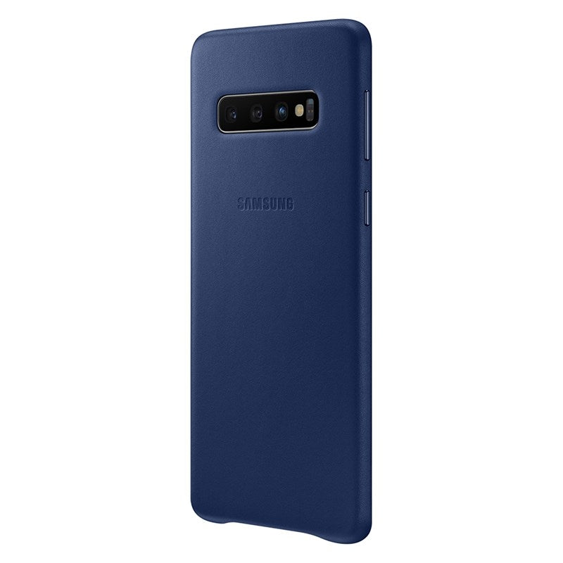 Samsung Leather Cover Suits Galaxy S10 (6.1") - Navy