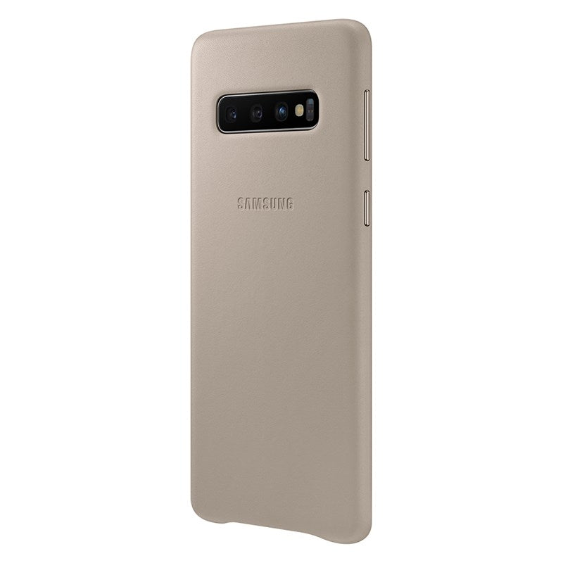 Samsung Leather Cover Suits Galaxy S10 (6.1") - Grey
