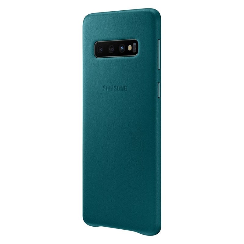 Samsung Leather Cover Suits Galaxy S10 (6.1") - Green