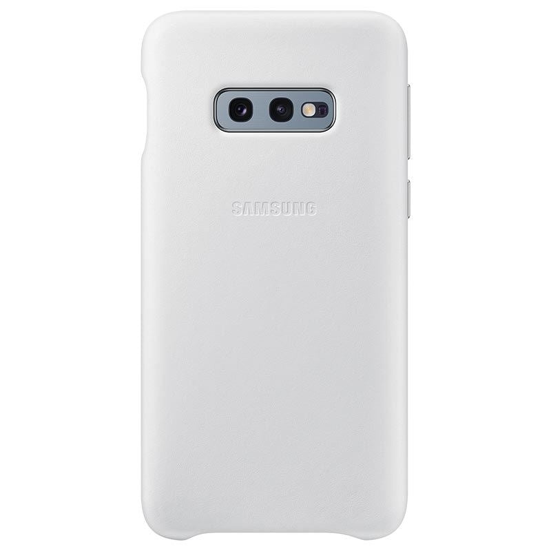 Samsung Leather Cover Suits Galaxy S10e (5.8") - White