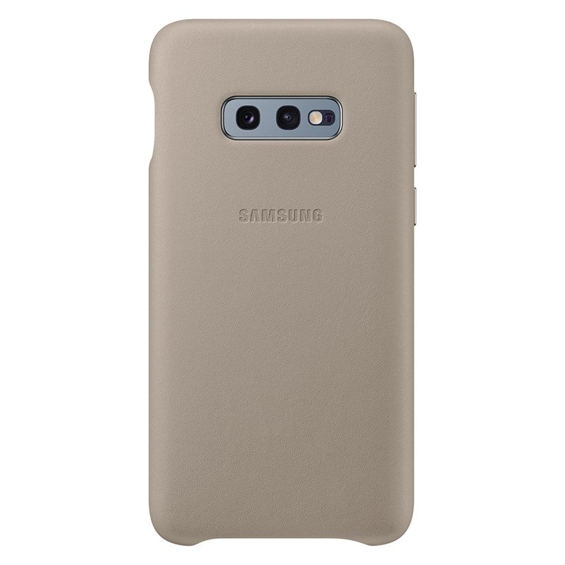 Samsung Leather Cover Suits Galaxy S10e (5.8") - Grey