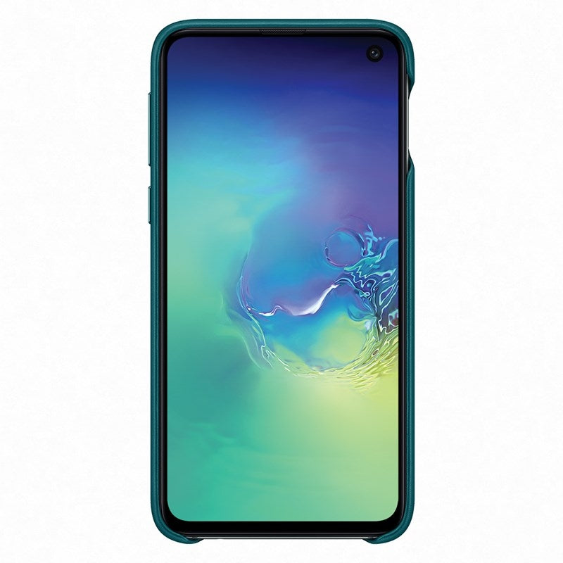 Samsung Leather Cover Suits Galaxy S10e (5.8") - Green