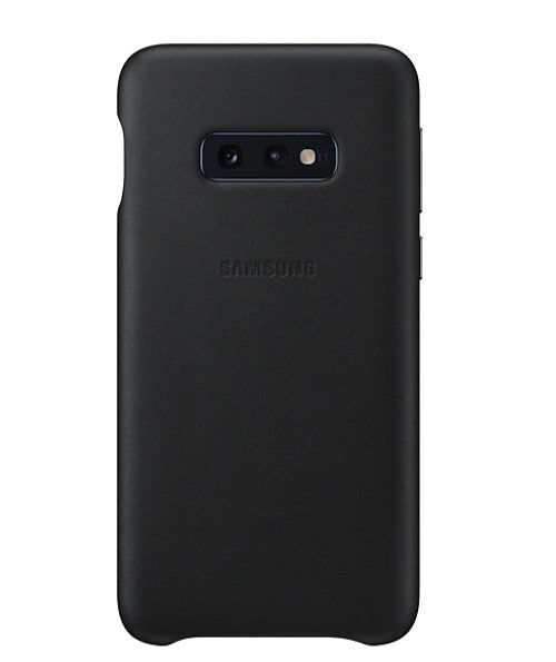 Samsung Leather Cover Suits Galaxy S10e (5.8") - Black