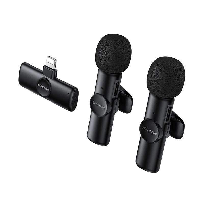 Borofone BFK16 Wireless IP Microphone Clip-on - Black