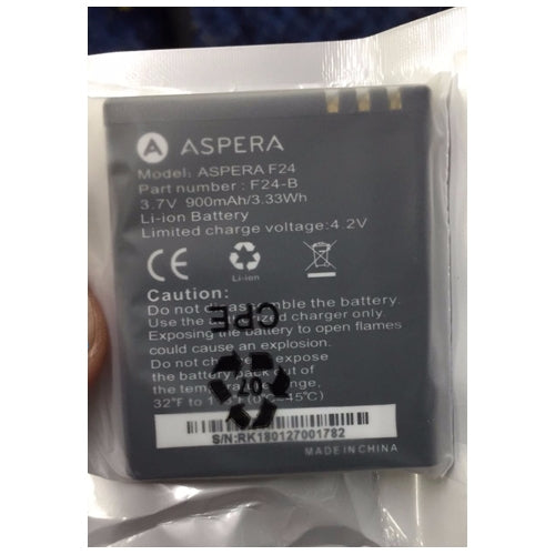 Replacement Battery Suits Aspera F24 Flip Mobile Phone (F24-B 3.7V 900mAh)